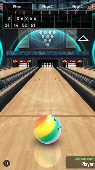 Bowling Game 3D [MOD: безлимитные монеты и все шары открыты] на Андроид — скриншот 4