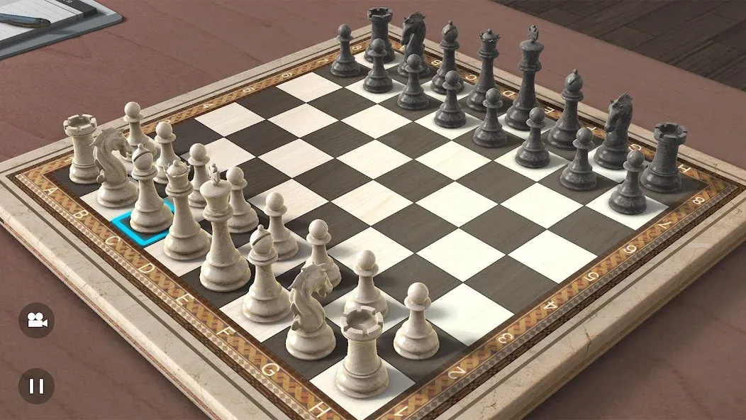 Скачать взлом Real Chess 3D [MOD: шахматные фигуры и доски разблокированы] — скриншот 4