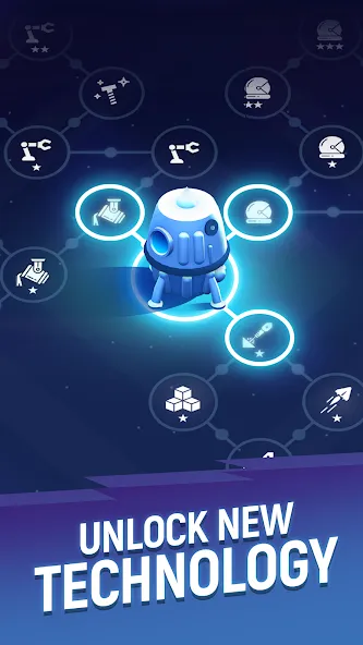Скачать ExoMiner - Idle Miner Universe [MOD: безлимитные деньги и ресурсы] на телефон — скриншот 5