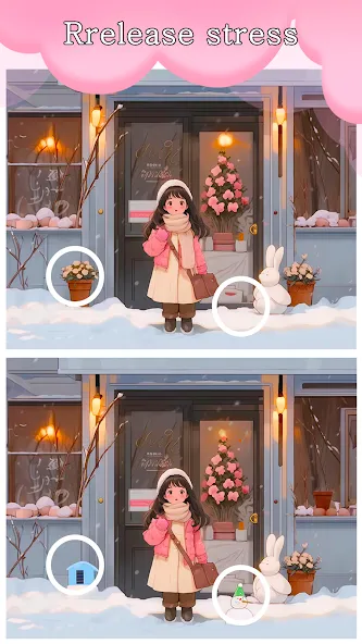 Differences: Spot a Difference [MOD: подсказки без ограничений и все уровни открыты] на Андроид — скриншот 1