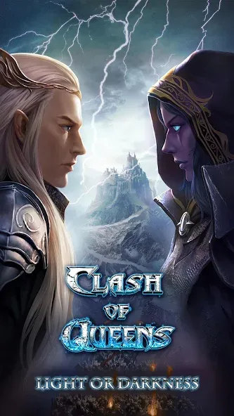 Clash of Queens: Light or Dark [MOD: безлимитные ресурсы и энергия] на Андроид — скриншот 1