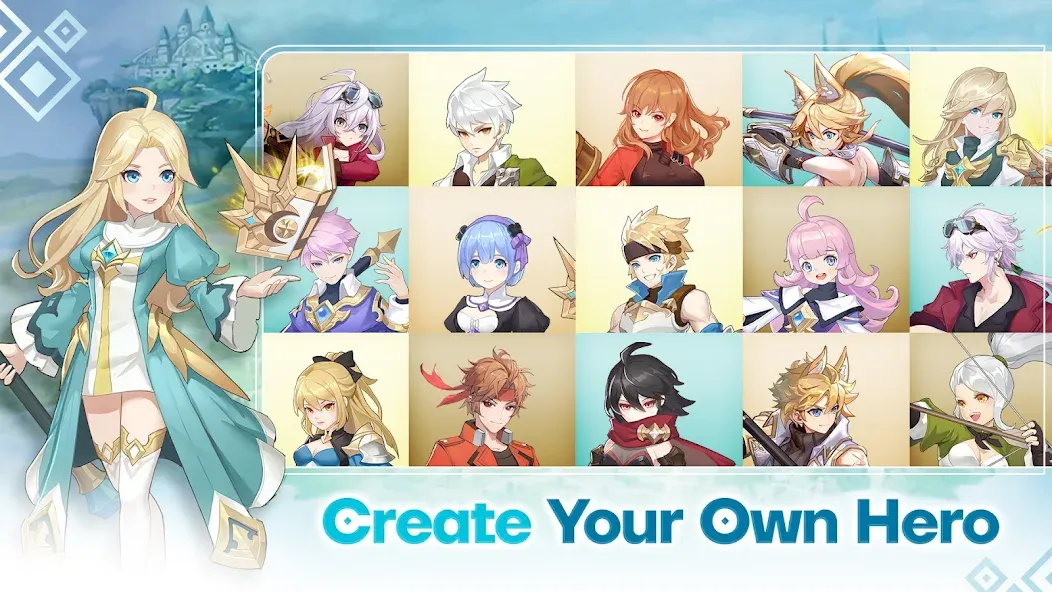Guardians of Cloudia [MOD: безлимитные ресурсы и премиум доступ] (Бесплатно / APK) — скриншот 2