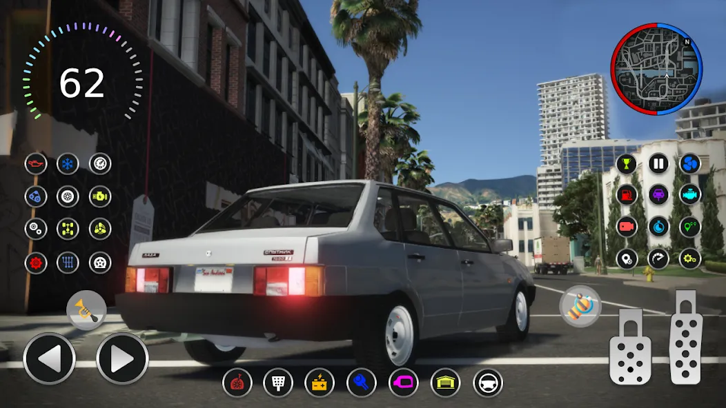 Скачать 21099 Lada: Russian Racer Max [MOD: безлимитные деньги и топливо] — скриншот 4