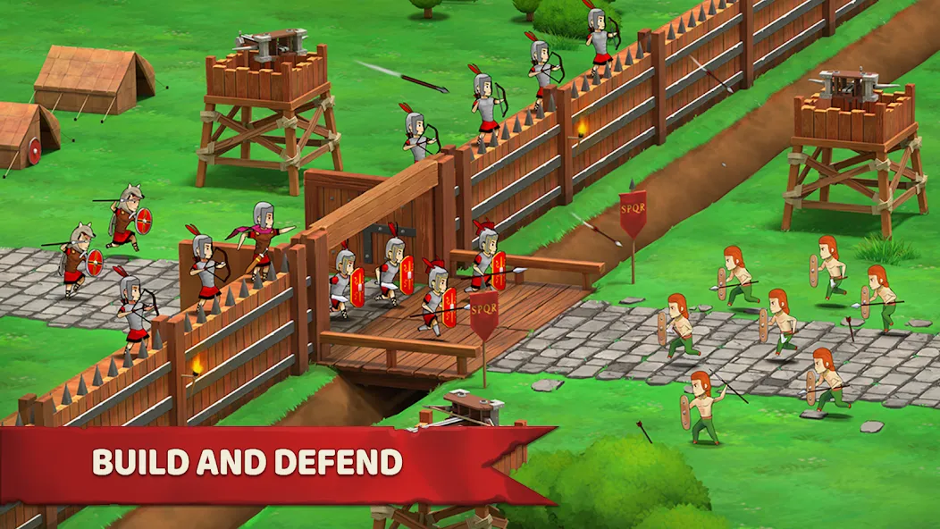 Grow Empire: Rome [MOD: безлимитные ресурсы и улучшения] — Скачать бесплатно (APK) — скриншот 1