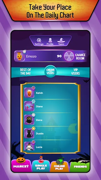 Скачать Online Hangman Word Game [MOD: много подсказок и слов] — скриншот 3