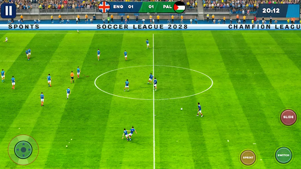 Soccer Games Football League [MOD: безлимитные деньги и все команды открыты] (Бесплатно / APK) — скриншот 1
