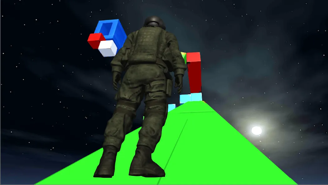 Скачать Parkour Saga [MOD: новые трассы и суперпрыжок] на телефон — скриншот 3