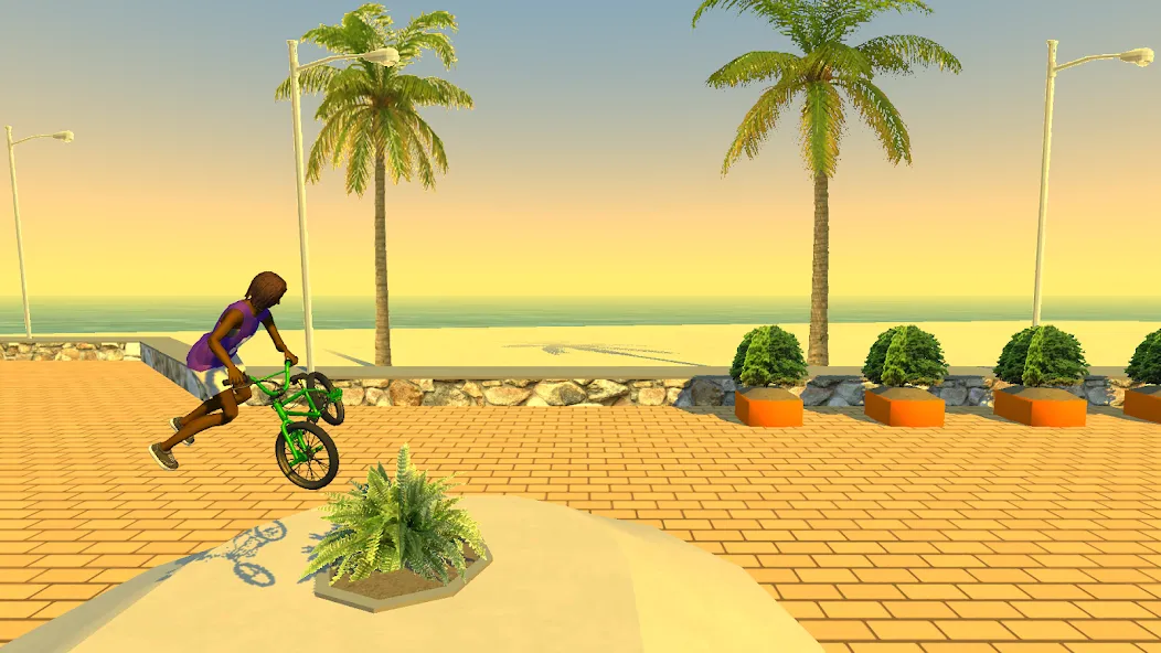 Скачать Street Lines: BMX [MOD: безлимитные деньги и открыты все уровни] на телефон — скриншот 1