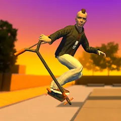 Взломанная Street Lines: Scooter [MOD: безлимитные монеты и все скутеры] на Андроид