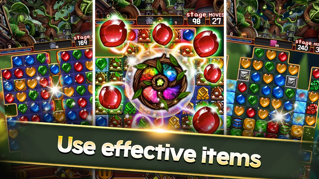 Jewel Forest Village [MOD: безлимитные монеты и жизни] — Скачать бесплатно (APK) — скриншот 2