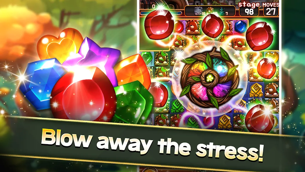 Jewel Forest Village [MOD: безлимитные монеты и жизни] — Скачать бесплатно (APK) — скриншот 4