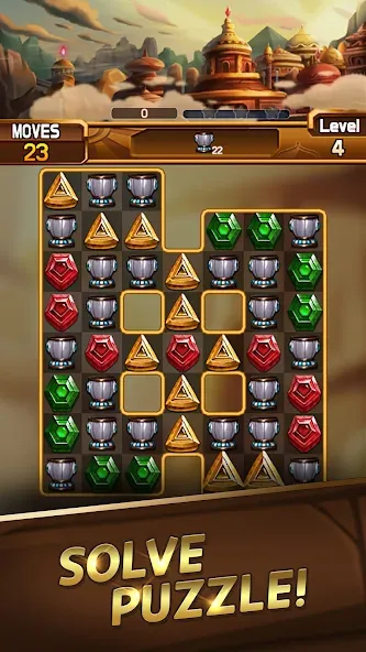 Fantastic Jewel Lost Kingdom [MOD: бесконечные жизни и подсказки] — Скачать бесплатно (APK) — скриншот 3