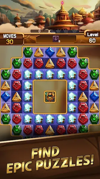 Fantastic Jewel Lost Kingdom [MOD: бесконечные жизни и подсказки] — Скачать бесплатно (APK) — скриншот 5