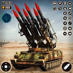 Скачать взлом Tank Battle Army Games 2023 [MOD: безлимитные деньги и оружие]