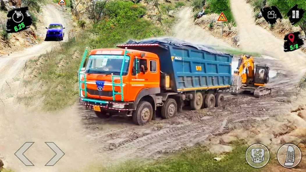 Скачать Cargo Truck Simulator Games 3D [MOD: безлимитные деньги и топливо] на телефон — скриншот 5