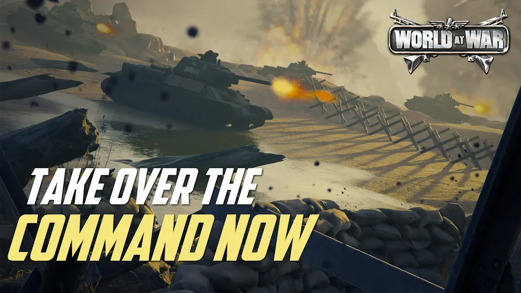World at War: WW2 Strategy [MOD: безлимитные ресурсы и мощная армия] последняя версия — скриншот 1