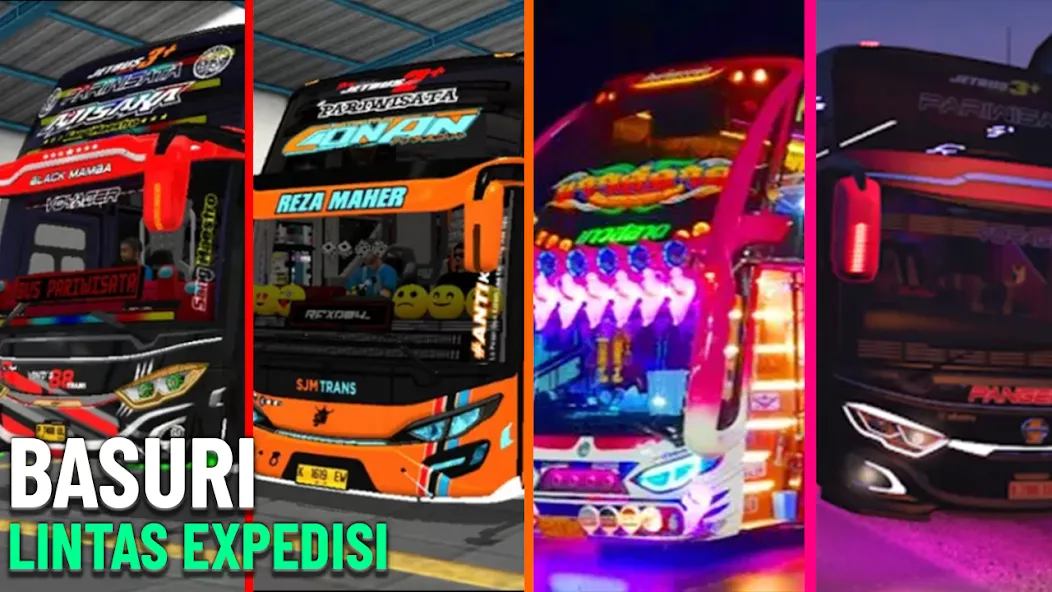 Скачать Bus Basuri Lintas Expedisi [MOD: безлимитные деньги и все автобусы открыты] — скриншот 1
