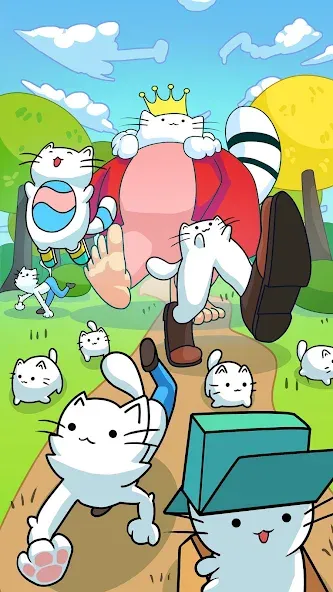 Cat Game Purland offline games [MOD: безлимитные монеты и все котики открыты] (Бесплатно / APK) — скриншот 3