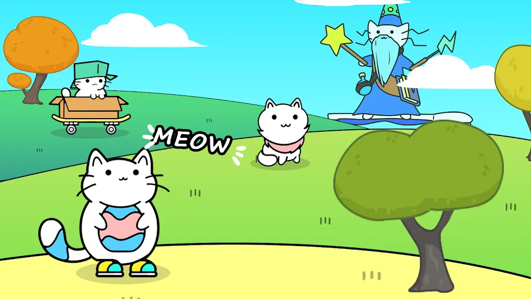 Cat Game Purland offline games [MOD: безлимитные монеты и все котики открыты] (Бесплатно / APK) — скриншот 5