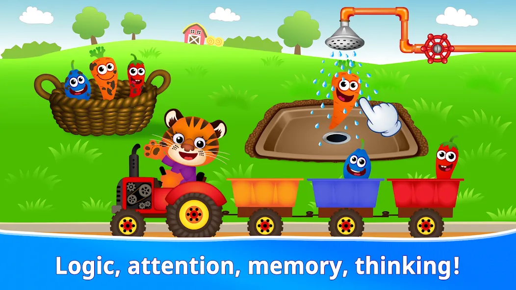 Взломанная Educational games for toddlers [MOD: разблокированы все обучающие игры] на Андроид — скриншот 2