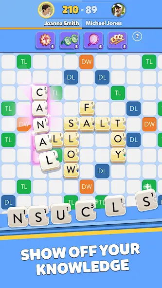 Скачать взлом Word Crack: Board Fun Game [MOD: безлимитные подсказки и монеты] — скриншот 1