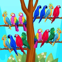 Bird Puzzle - Color Game [MOD: без рекламы и все уровни открыты] на Андроид