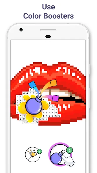 Pixel Art - Color by Number [MOD: разблокированы все пиксельные рисунки] — Скачать бесплатно (APK) — скриншот 5
