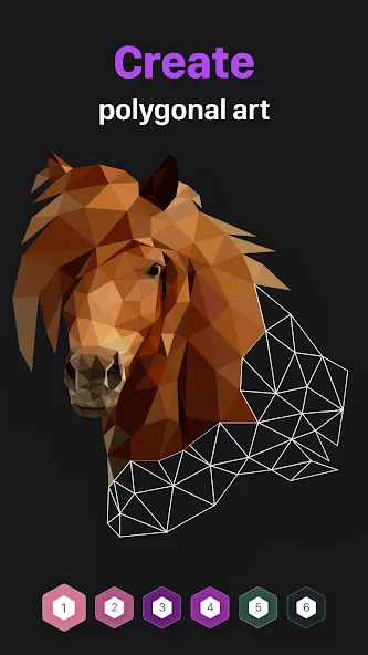 Скачать Polygon - Art Coloring Book [MOD: открыты все раскраски и подсказки] — скриншот 4