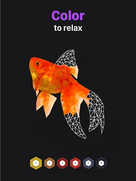 Скачать Polygon - Art Coloring Book [MOD: открыты все раскраски и подсказки] — скриншот 5