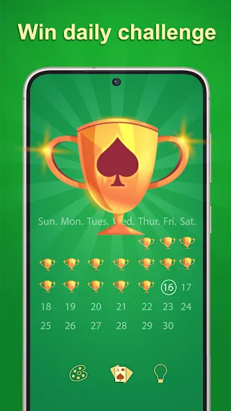Скачать Solitaire - 2024 [MOD: неограниченные подсказки и отмены] на телефон — скриншот 2