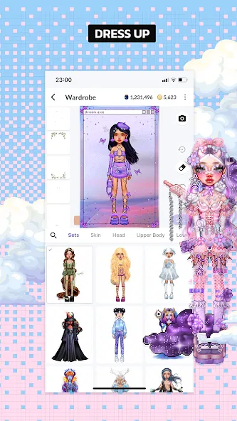 Everskies: Virtual Dress up [MOD: безлимитные деньги и одежда разблокирована] на Андроид — скриншот 2