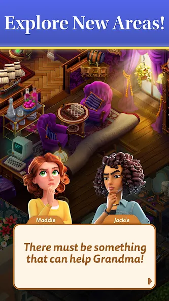 Merge Mansion [MOD: бесконечные монеты и энергия] (Бесплатно / APK) — скриншот 4