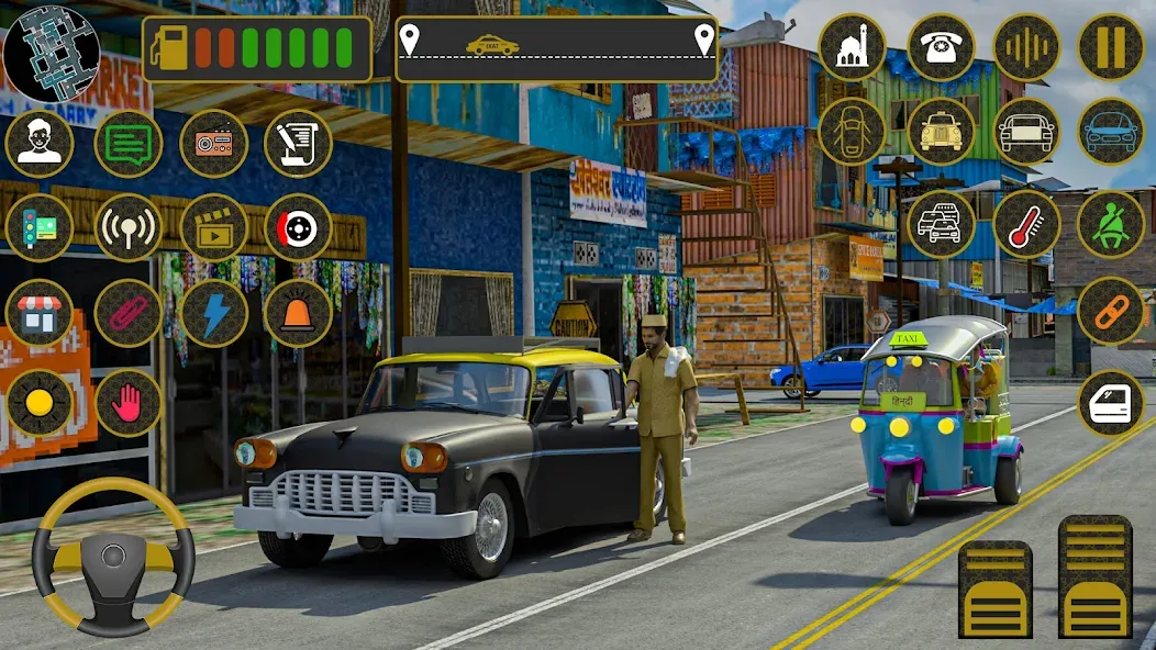 Indian Taxi Simulator car Game [MOD: безлимитные деньги и все машины открыты] — Скачать бесплатно (APK) — скриншот 1