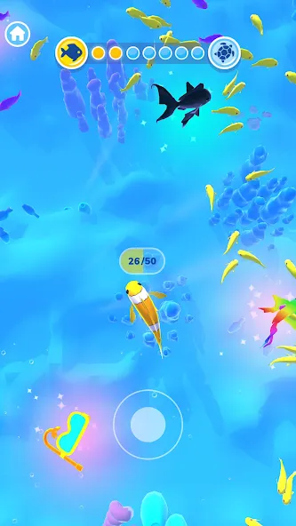 Evolution Merge - Eat and Grow [MOD: безлимитные деньги и все существа открыты] на Андроид — скриншот 4