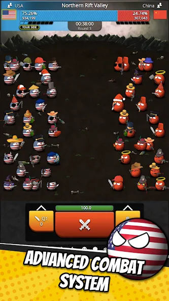 e-Sim Countryball Be President [MOD: безлимитные деньги и ресурсы] последняя версия — скриншот 2