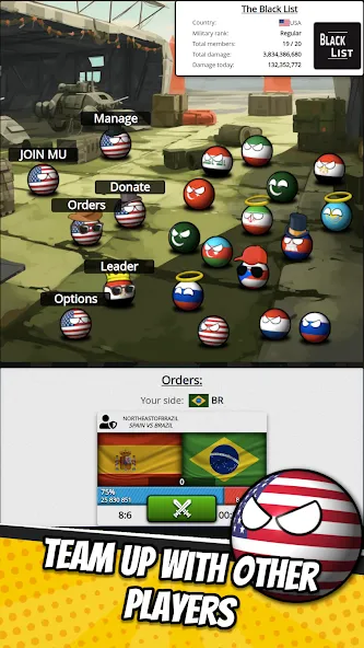 e-Sim Countryball Be President [MOD: безлимитные деньги и ресурсы] последняя версия — скриншот 3