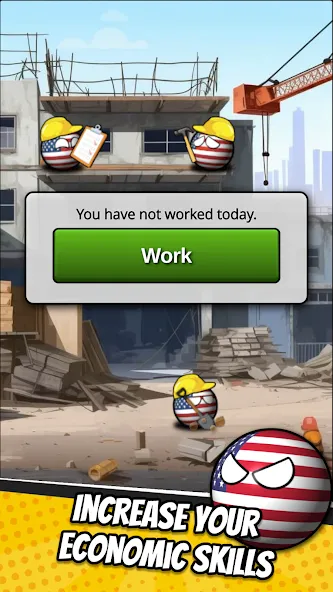 e-Sim Countryball Be President [MOD: безлимитные деньги и ресурсы] последняя версия — скриншот 4