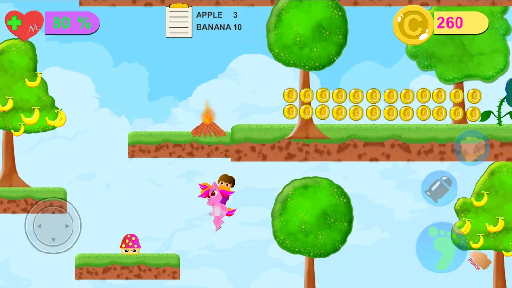 Скачать Dora Riding Pony Escape Jungle [MOD: безлимитные монеты и все уровни] — скриншот 2
