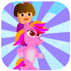Скачать Dora Riding Pony Escape Jungle [MOD: безлимитные монеты и все уровни]