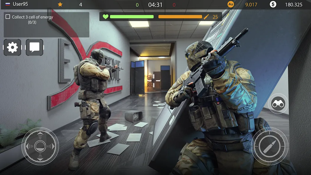 Code of War：Gun Shooting Games [MOD: безлимитные деньги и патроны] (Бесплатно / APK) — скриншот 1