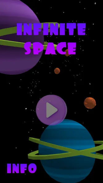 Взломанная Infinite Space 3D [MOD: безлимитные ресурсы и мощное оружие] на Андроид — скриншот 1