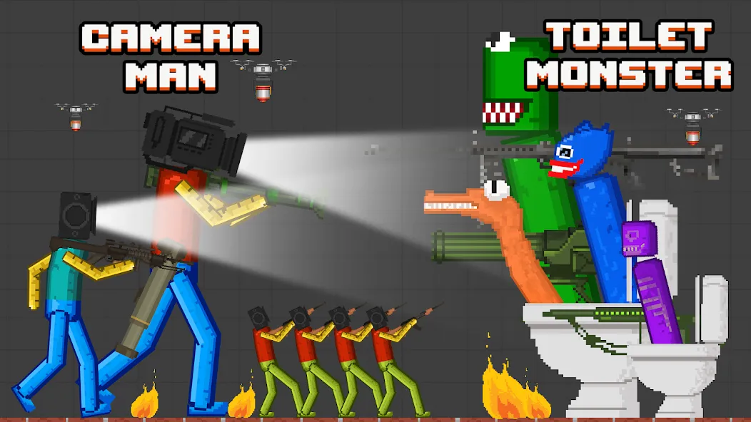 Monster Playground [MOD: безлимитные деньги и открыты все уровни] на Андроид — скриншот 1