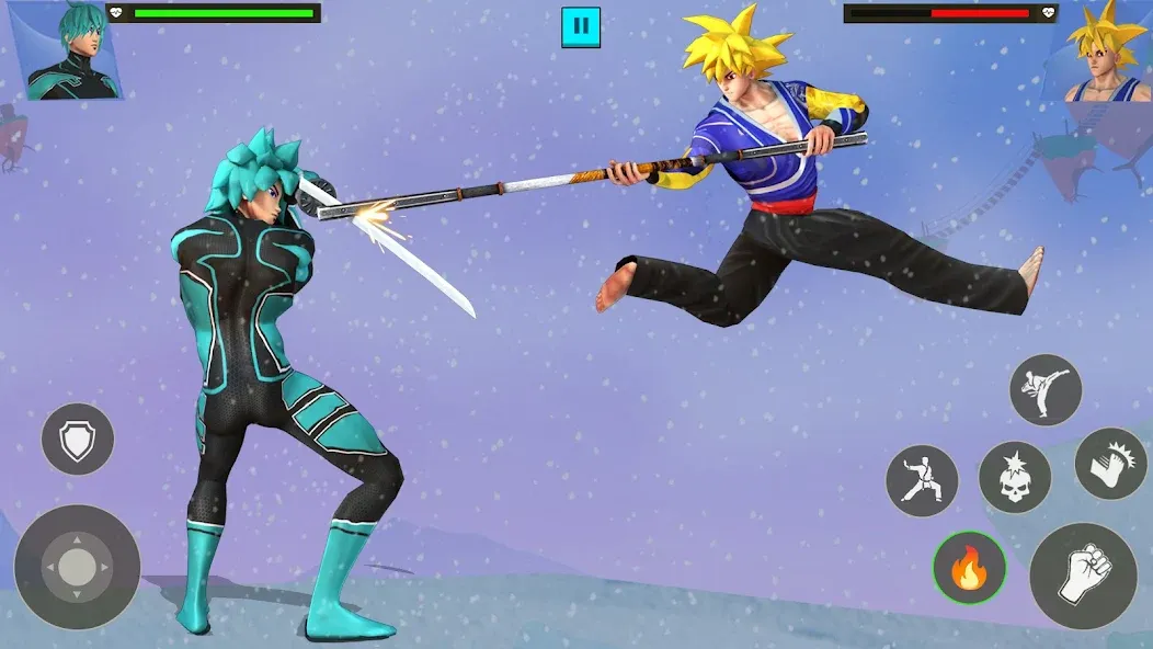 Anime Fighting Game [MOD: безлимитные монеты и разблокированы герои] — Скачать бесплатно (APK) — скриншот 5