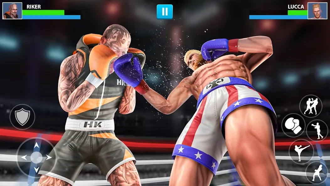 Скачать взлом Punch Boxing Game: Ninja Fight [MOD: безлимитные деньги и энергия] — скриншот 2
