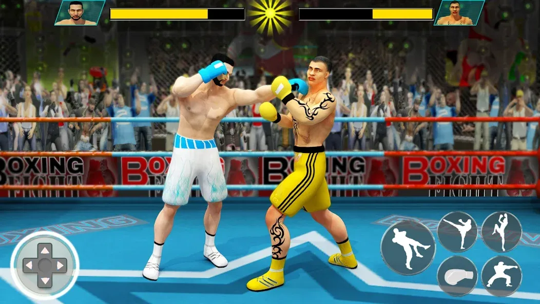 Скачать взлом Punch Boxing Game: Ninja Fight [MOD: безлимитные деньги и энергия] — скриншот 4