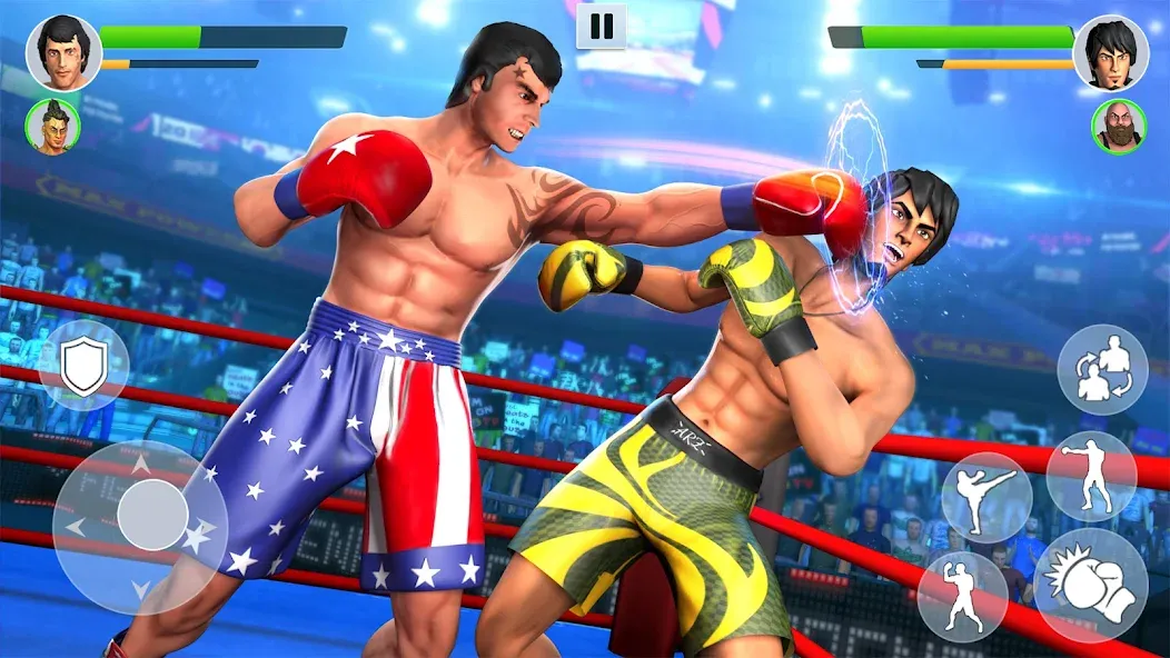 Boxing Heros: Fighting Games [MOD: безлимитные деньги и энергия] — Скачать бесплатно (APK) — скриншот 4