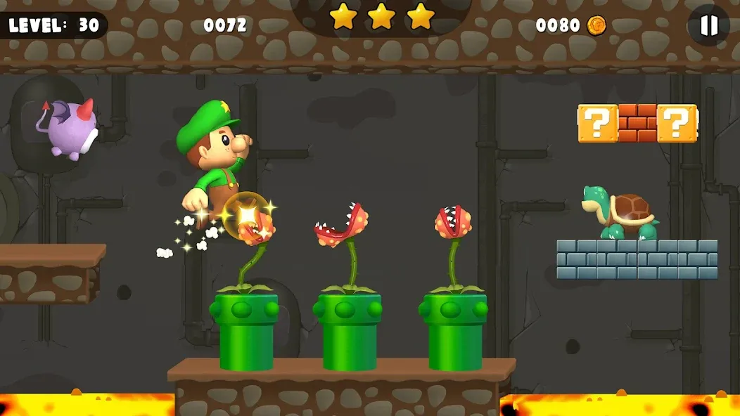 Bob World Adventure 3D [MOD: без рекламы и много монет] — Скачать бесплатно (APK) — скриншот 4
