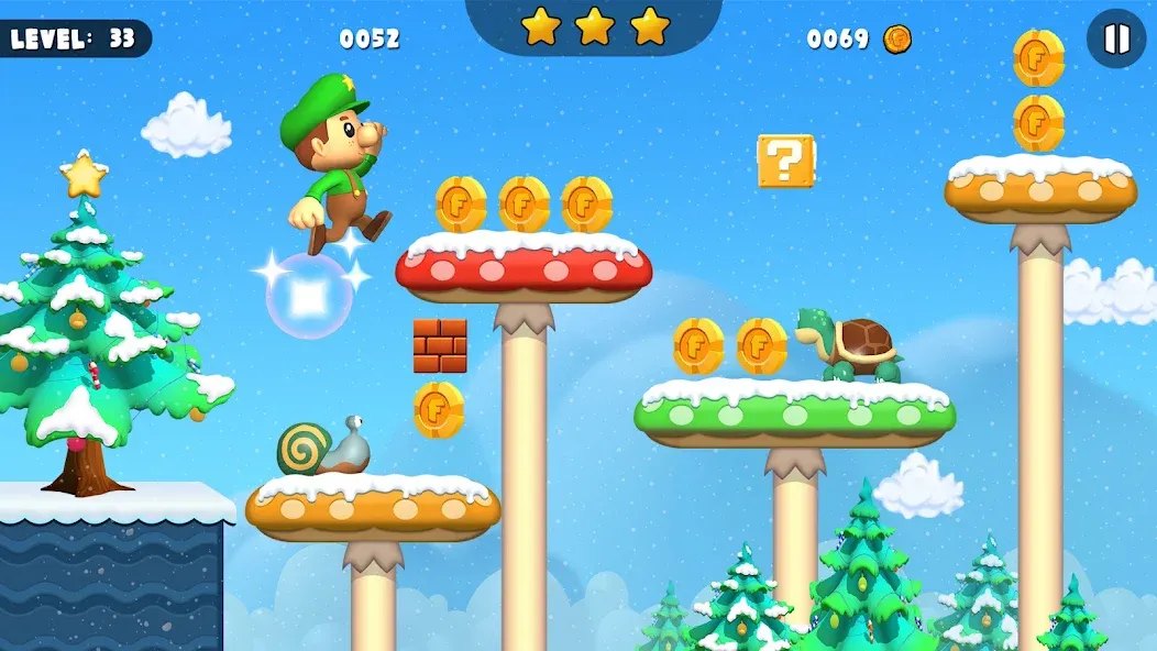Bob World Adventure 3D [MOD: без рекламы и много монет] — Скачать бесплатно (APK) — скриншот 5