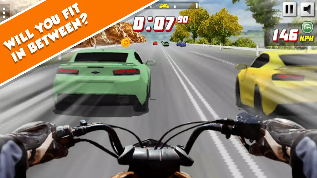 Highway Rider Extreme - 3D Mot [MOD: безлимитные деньги и открыты все мотоциклы] последняя версия — скриншот 2