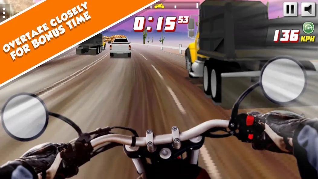Highway Rider Extreme - 3D Mot [MOD: безлимитные деньги и открыты все мотоциклы] последняя версия — скриншот 3